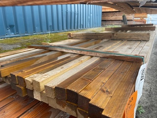 Ca. 40x Vuren Latten Geschaafd, 36x36mm, lengte 510cm